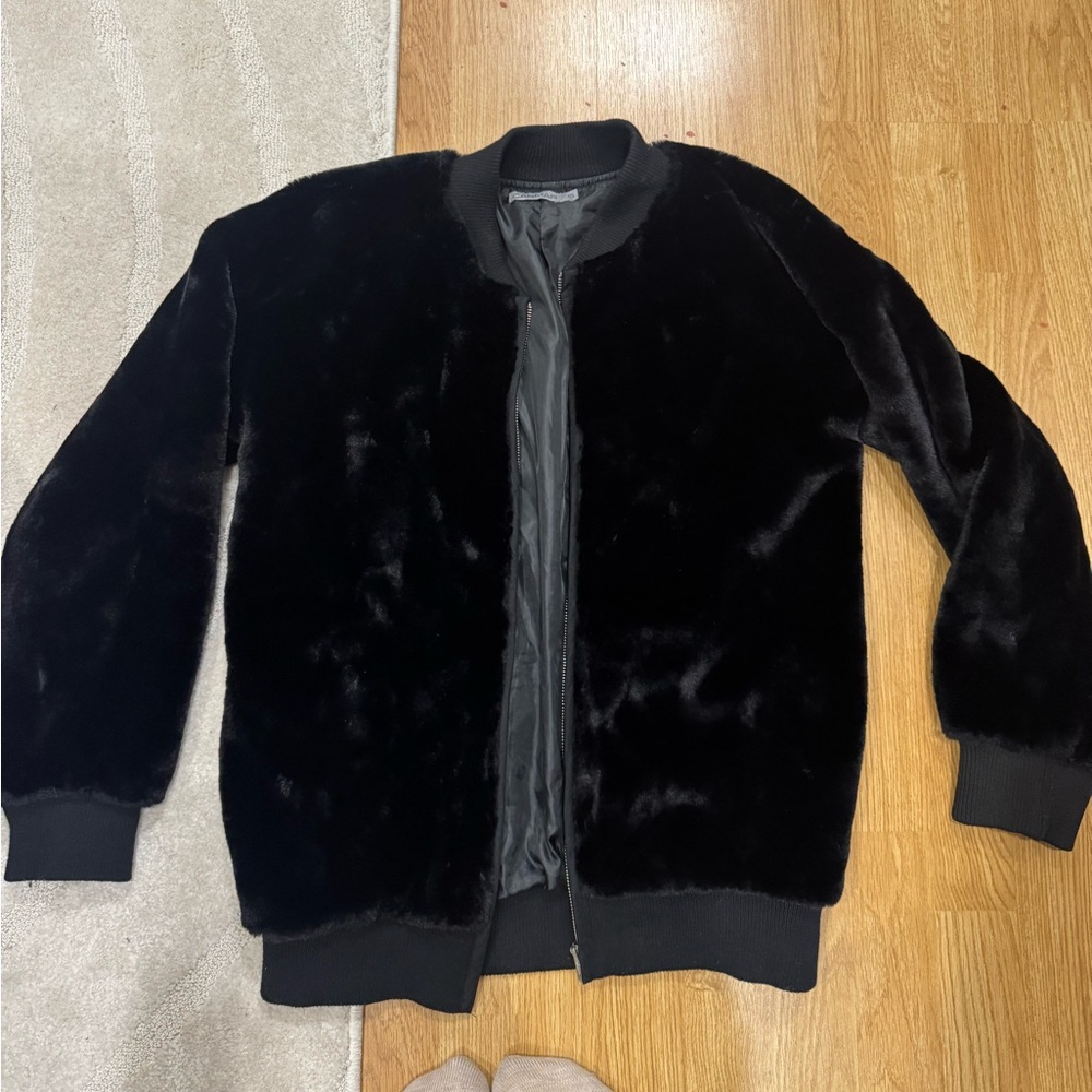 CARMAR fur black jacket